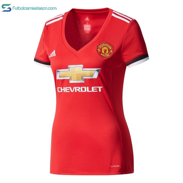 Camiseta Manchester United Mujer 1ª 2017/18